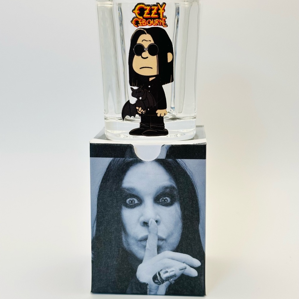 Classic Rock Musicians/PEANUTS Character SHOT Glass/Gift Box!